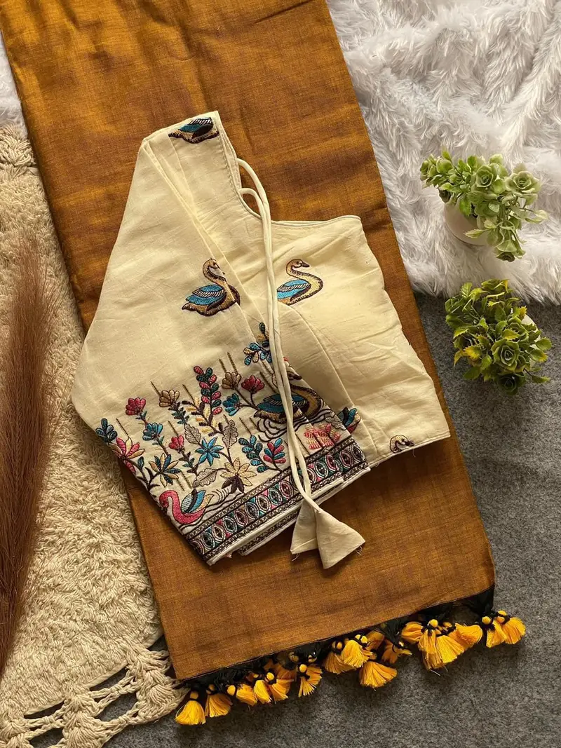 Beautiful khadi cotton saree - Image 1 in Hyderabad